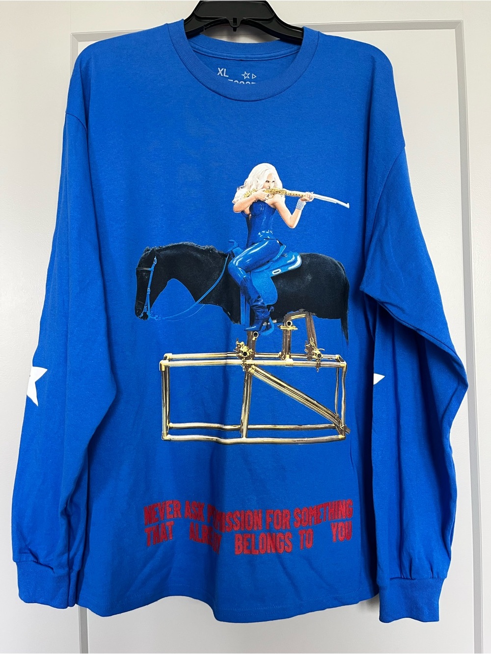 New Beyoncé Cowboy Carter Tour 2025 American Requiem Long Sleeve Shirt X-Large